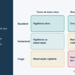 Câncer de próstata em idosos: matriz que cruza o perfil de saúde (saudável, vulnerável, frágil) com o risco do tumor