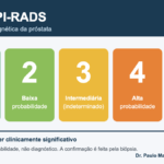 Escala PI-RADS de 1 a 5 na ressonância magnética da próstata